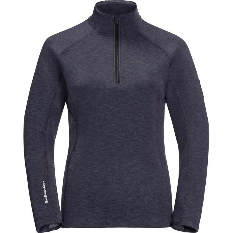 Jack Wolfskin Womens Athletic Half Zip Pullover-1